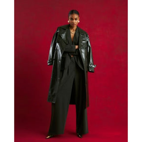 Green Long Sleeve Oversized Blazer