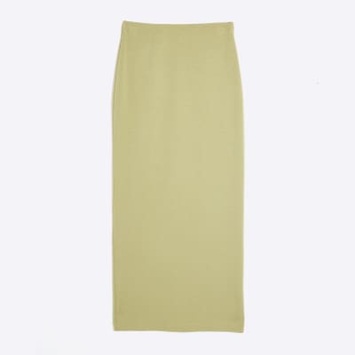 Green Premium Maxi Skirt