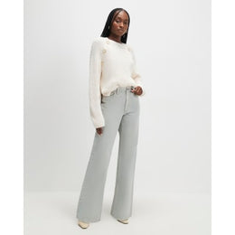 Green Relaxed Straight Jeans