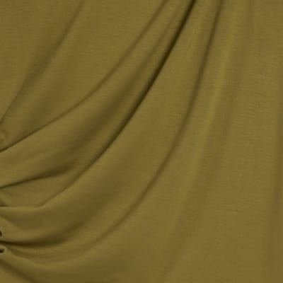 Green Short Sleeve Drape Tunic Top