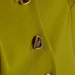 Green Sleeveless Ruched Waist Jumpsuit