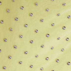 Green Sleeveless Studded Cowl Neck Cami Top