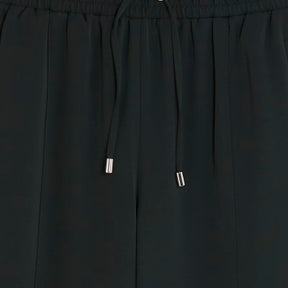 Green Wide Leg Side Striped Joggers