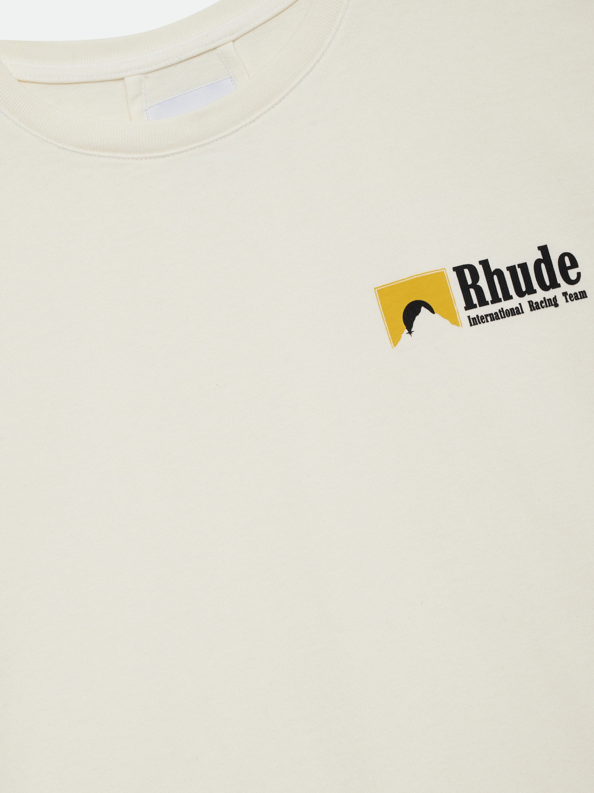Rhude International Racing Logo T-Shirt in White