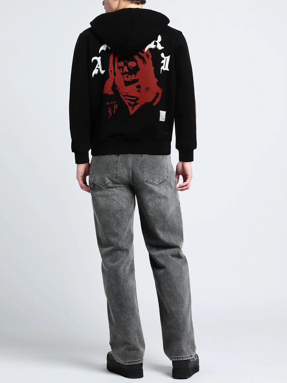 Amiri Wes Lang Solar Kings Hoodie in Black