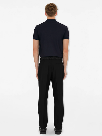 Burberry Eddie EKD Navy Blue Polo Shirt