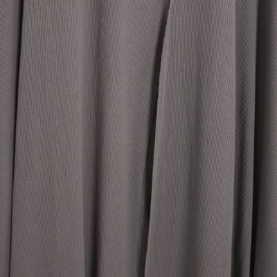 Grey Asymmetric Hem Midi Dress