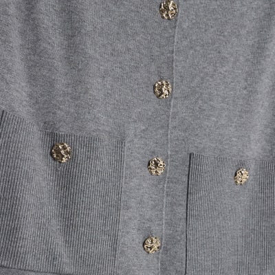 Grey Clean Knitted Waistcoat