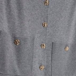 Grey Clean Knitted Waistcoat