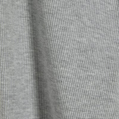 Grey High Waisted Ribbed Flare Leggings