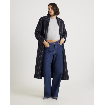 Grey Knitted Crew Neck Embellished Jumper