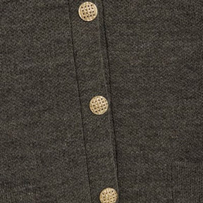 Grey Knitted Long Sleeve Cardigan