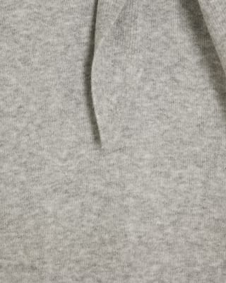 Grey Knitted Neck Tie Jumper