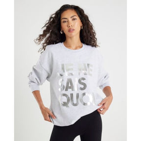 Grey Long Sleeve Je Ne Sais Quoi Sweatshirt
