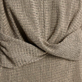 Grey Long Sleeve Textured Twist Front Top