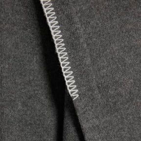 Grey Long Sleeve Whipstitch Sweatshirt