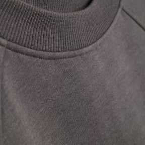 Grey Long Sleeve Zip Back Sweatshirt