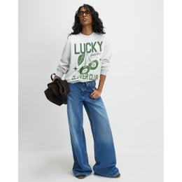 Grey Lucky Clover Sweatshirt