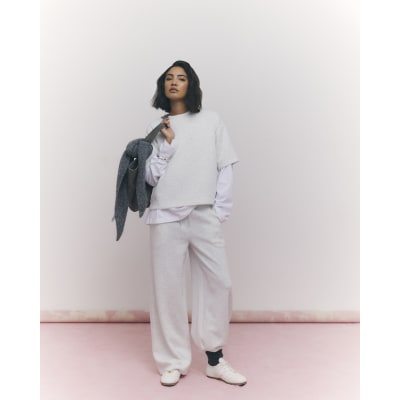 Grey Premium Boxy T-shirt