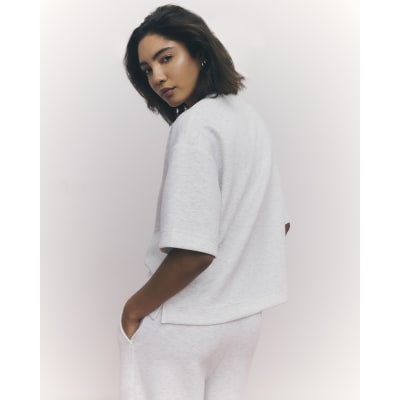 Grey Premium Boxy T-shirt