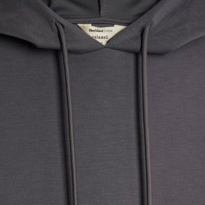 Grey Premium Short Sleeve Hooded Top