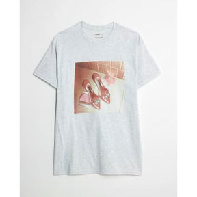 Grey Shoe Photo Graphic T-Shirt