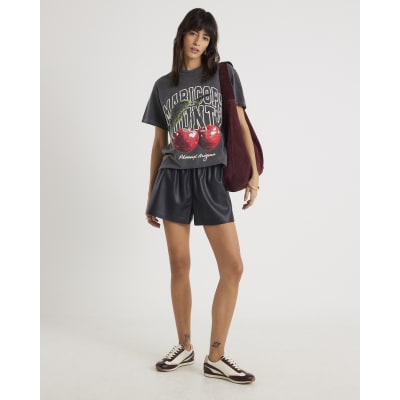 Grey Short Sleeve Arizona Cherry T-shirt