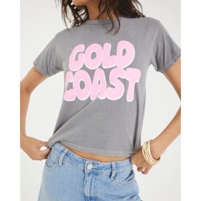 Grey Short Sleeve Gold Coast T-shirt