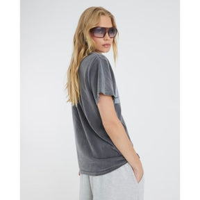 Grey Short Sleeve New York Eyelet T-shirt