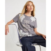 Grey Short Sleeve Oui Mais Non T-shirt