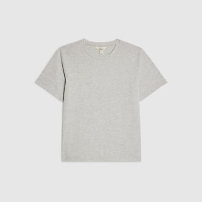 Grey Short Sleeve Slim Fit T-shirt