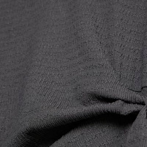 Grey Short Sleeve Textured Tie T-shirt