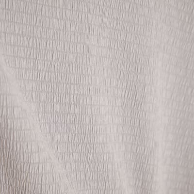 Grey Short Sleeve Textured Tie Waist T-shirt