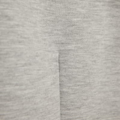 Grey Sleeveless Interlock High Neck Top