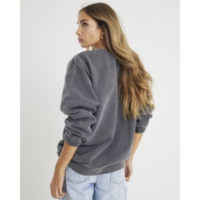 Grey Studded Tout Est Parfait Sweatshirt