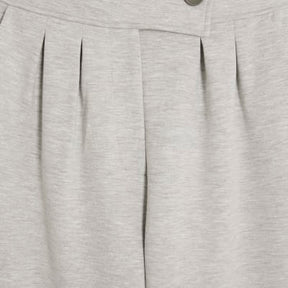 Grey Tailored Wide Leg Trousers