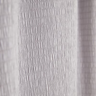 Grey Textured Wide Leg Trousers