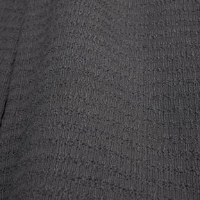 Grey Textured Wide Leg Trousers