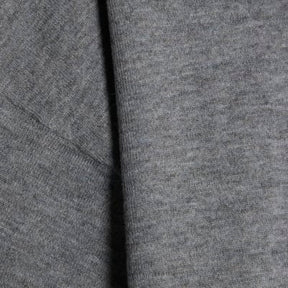 Grey Turn Back Cuff Knitted Top