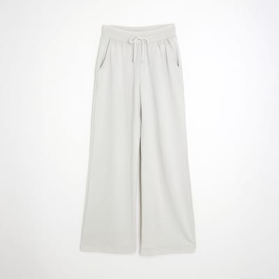 Grey Wide Leg Joggers
