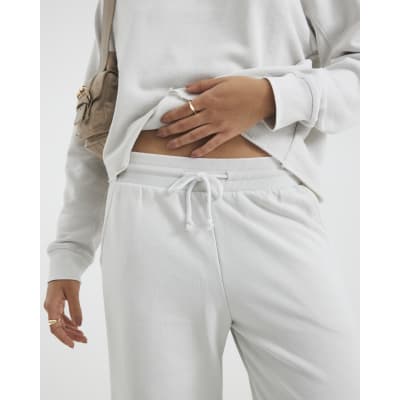 Grey Wide Leg Joggers