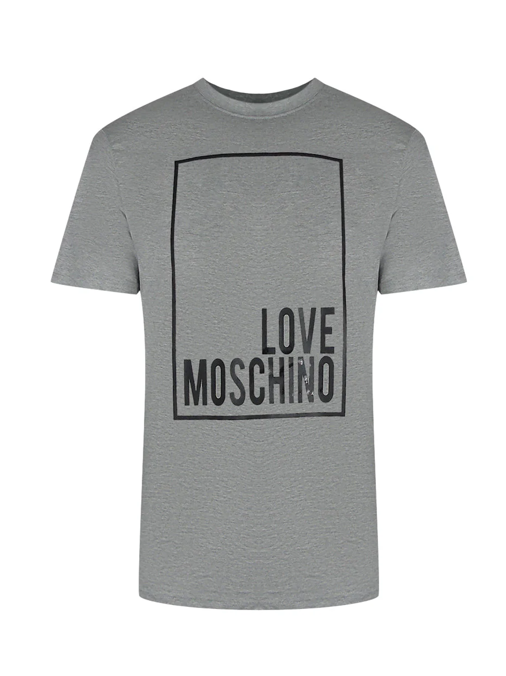 Love Moschino Box Logo Grey T-Shirt