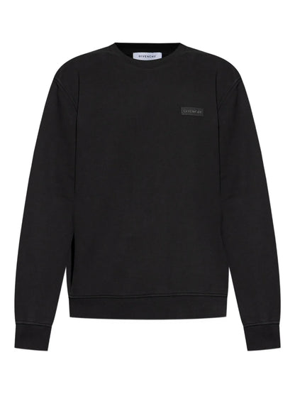 Givenchy Logo Patch Sweatshirt in Black