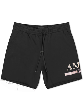 Amiri MA Watercolour Bar Shorts in Black