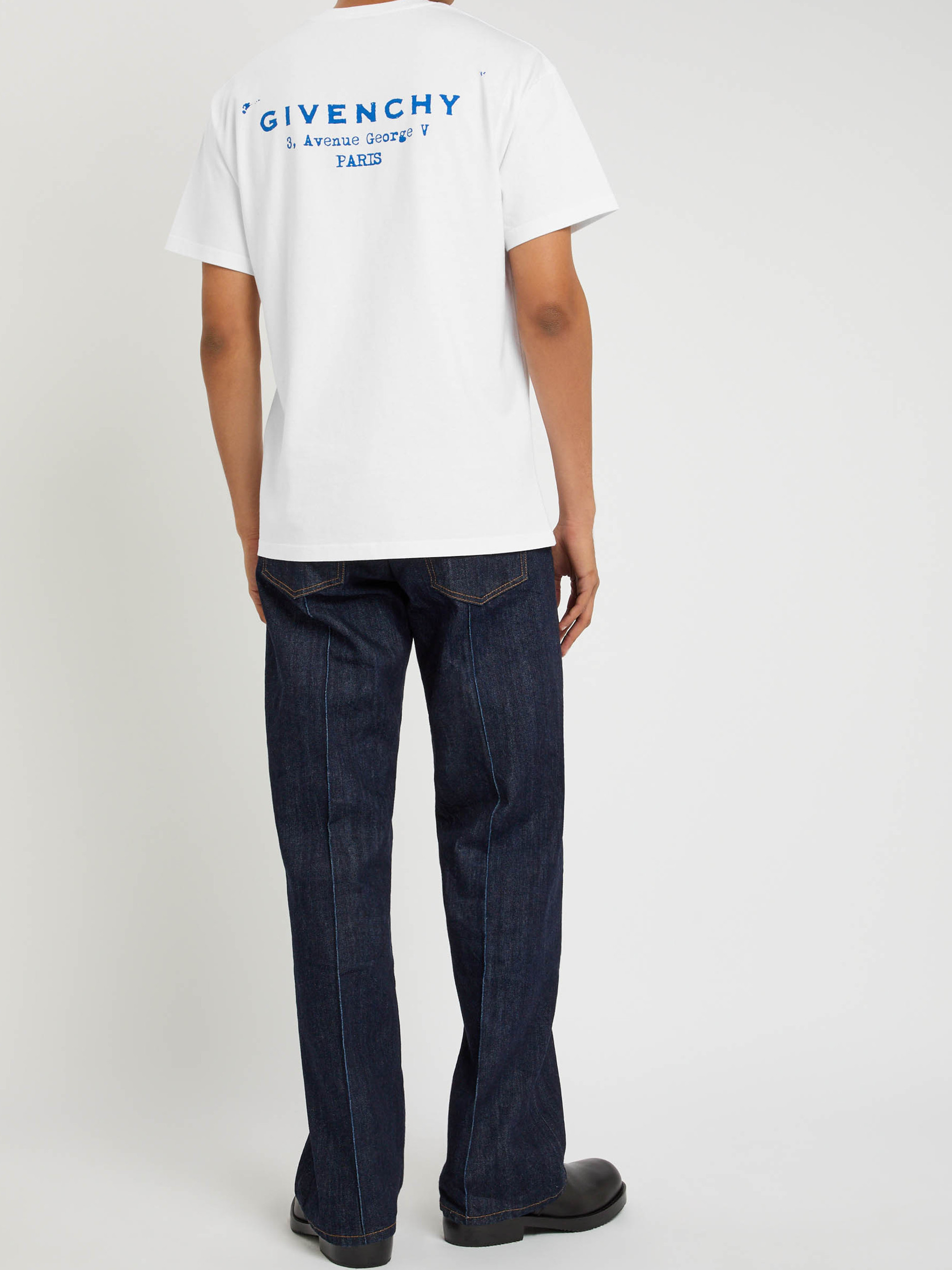 Givenchy Stamp Print T-Shirt in White