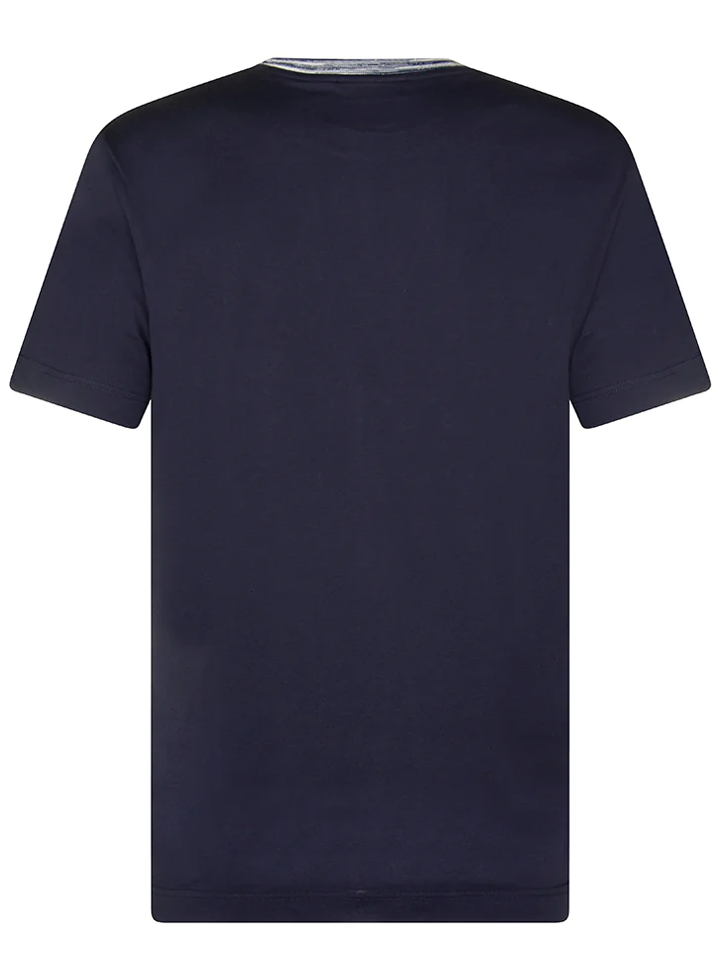 Missoni Embroidered Logo T-Shirt in Navy