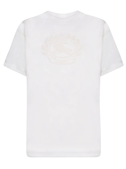 Burberry EKD Embroidered Logo White T-Shirt
