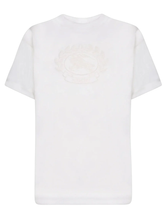 Burberry EKD Embroidered Logo White T-Shirt