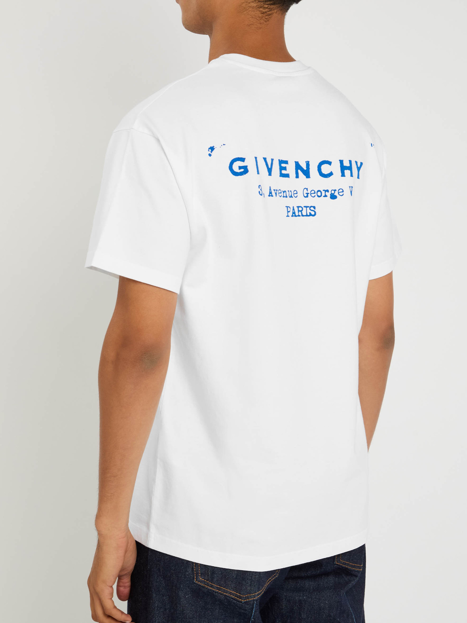 Givenchy Stamp Print T-Shirt in White