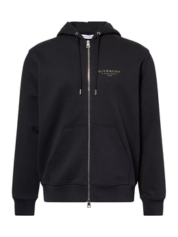 Givenchy Zip-Up Hoodie in Black